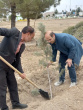 مراسم درختکاری به مناسبت ۱۵ اسفند ماه روز درختکاری توسط مرکز علمی کاربردی شهرداری بیارجمند