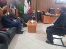 رئیس دانشگاه جامع علمی کاربردی استان سمنان با رئیس مرکز علمی کاربردی دادگستری سمنان دیدارکرد
