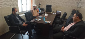 بازدید سرپرست حراست دانشگاه جامع علمی کاربردی استان سمنان و رابط دفتر نهاد رهبری دانشگاه جامع علمی کاربردی استان سمنان از مرکز علمی کاربردی شرکت صنعتی روستا