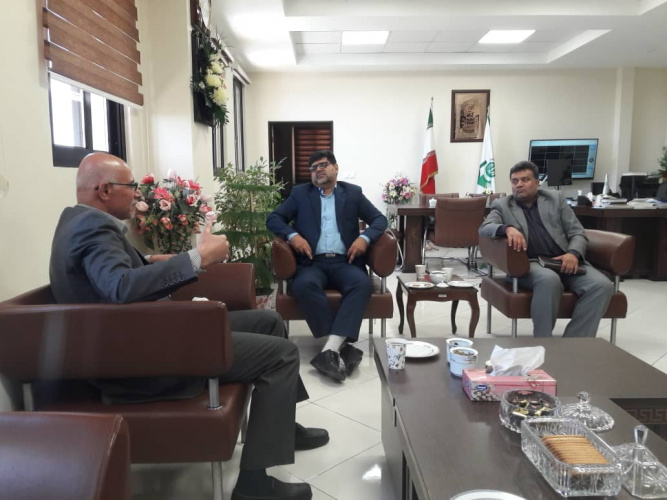 دیدار دکتر قربانیان رئیس دانشگاه جامع علمی کاربردی استان سمنان با مدیرکل دیوان محاسبات استان سمنان